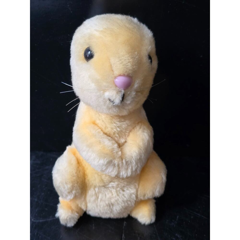 1979 Dakin 7" Plush Bunny Easter Rabbit Stuffed Animal